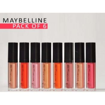 Bundle Offer Pack Of 6 Maybelline New York Lip Glosses